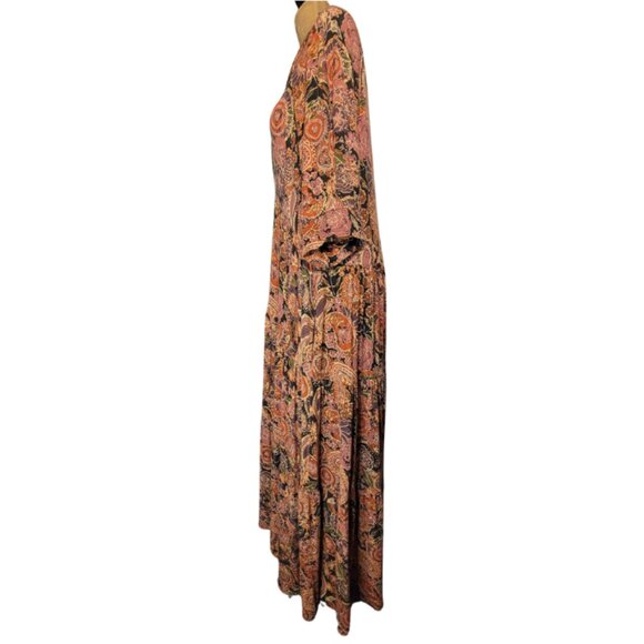 Natural Life Rebecca ButterSoft Midi Dress Boho Cottagecore POCKETS Size L - Picture 9 of 12